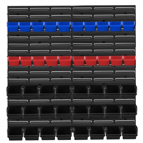 Įrankių stendas PVC (pakabinamas) su dėžutėmis Įrankių stendas PVC (pakabinamas) su dėžutėmis